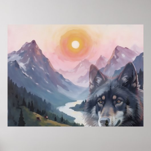 Ein Wolfstraum Poster (Vorne)