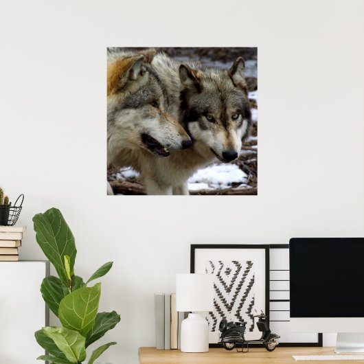 Ein Wolfstreich Poster (Heimbüro)