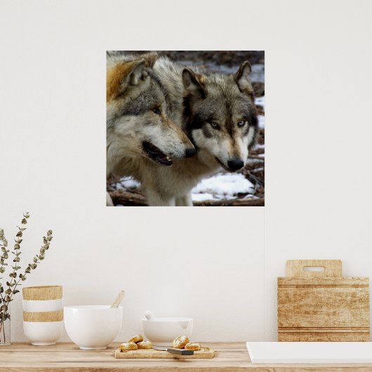Ein Wolfstreich Poster (Küche)