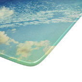 Ein Wolkenspringen Schneidebrett (Ecke)