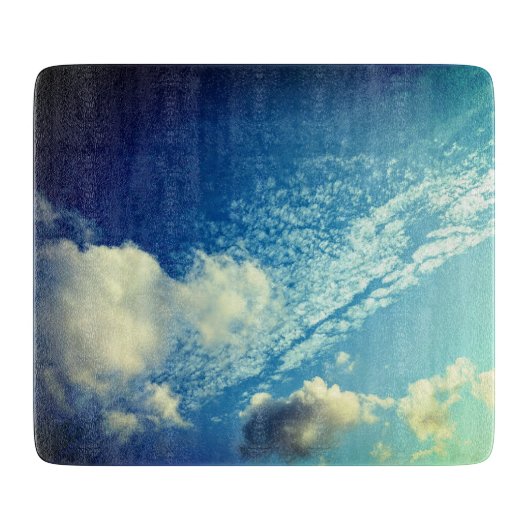 Ein Wolkenspringen Schneidebrett (Vorderseite)