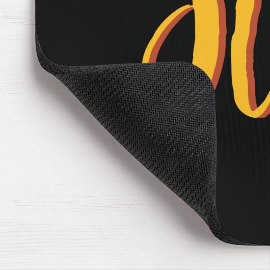 Ein Wort, das ein nüchternes, inspirierendes Zitat Mousepad (Ecke)