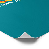 Ein Wort, das ein stärkeres inspirierendes Zitat s Poster (Ecke)