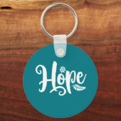 Ein Wort, das sagt, Hoffnung Curry Kalligraphie Schlüsselanhänger (Vorderseite)