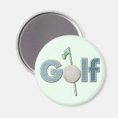 Ein Wort: Golf Magnet (Vorderseite/Rückseite)