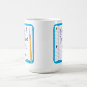 Ein Wort in einer Zeit Schriftsteller Motto Art Kaffeetasse (Mittel)