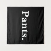 Ein Wort minimalistisches Design Wandteppich (Vorderseite (Horizontal))