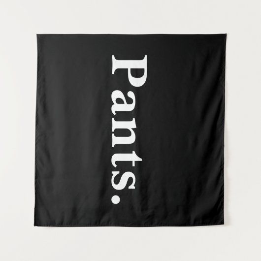 Ein Wort minimalistisches Design Wandteppich (Vorderseite (Horizontal))