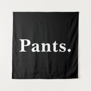 Ein Wort minimalistisches Design Wandteppich