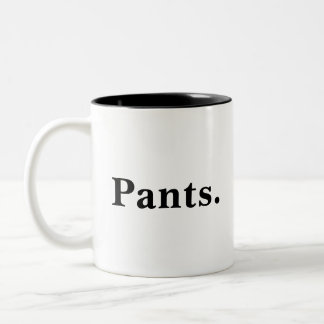 Ein Wort minimalistisches Design Zweifarbige Tasse