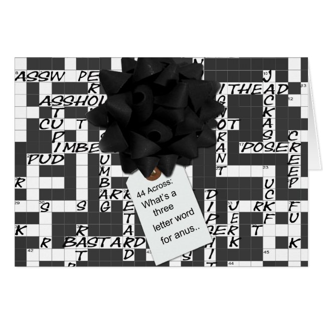 Ein Wort mit 3 Buchstaben… (Vorderseite (Horizontal))