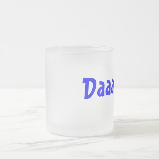 Ein Wort sagt es aller! Mattglastasse (Mittel)