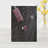 Ein Wortspiel. Sag ihnen, sie haben dein Herz. Karte (Gelbe Blume)