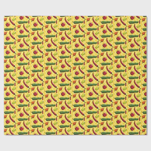 Ein Wrackpapier für die Paprikaschoten des Chilis Geschenkpapier (Flach)