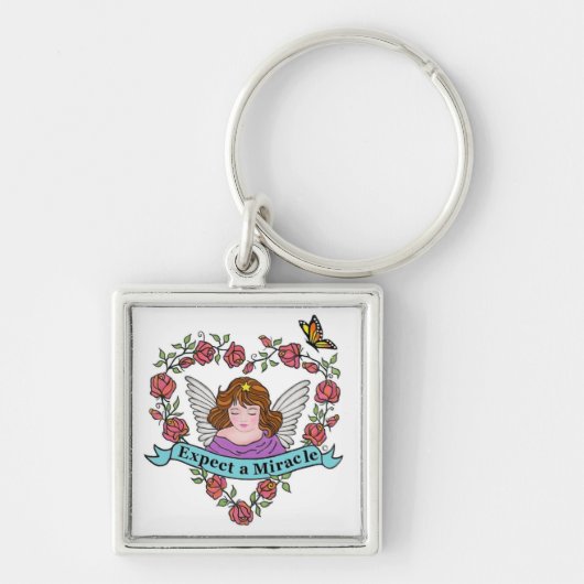Ein Wunder erwarten Schlüsselanhänger (Vorne)