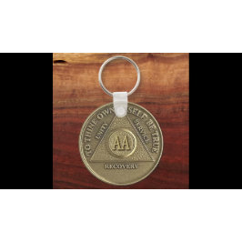 Ein Wunder geschah, als das CUSTOM-DATUM nüchterne Schlüsselanhänger