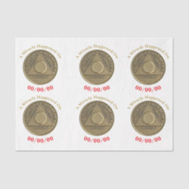 Ein Wunder geschah am CUSTOM-DATUM, als nüchterne  Seidenpapier