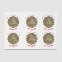 Ein Wunder geschah am CUSTOM-DATUM, nüchtern OM au Seidenpapier