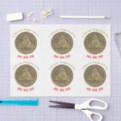 Ein Wunder geschah am CUSTOM-DATUM, nüchtern OM au Seidenpapier (Handwerk)