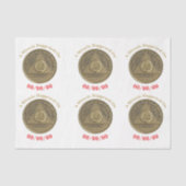 Ein Wunder geschah am CUSTOM-DATUM, nüchtern OM au Seidenpapier (Vorderseite)