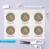 Ein Wunder geschah am CUSTOM-DATUM, nüchtern OM au Seidenpapier (Handwerk)