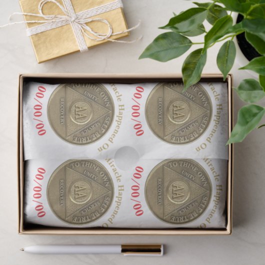 Ein Wunder geschah am CUSTOM-DATUM, nüchtern OM au Seidenpapier (Geschenk)