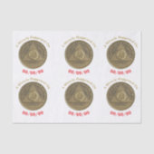 Ein Wunder geschah am CUSTOM-DATUM, nüchtern OM au Seidenpapier (Vorderseite)