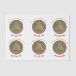 Ein Wunder geschah am CUSTOM-DATUM, nüchtern OM au Seidenpapier