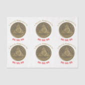 Ein Wunder geschah am CUSTOM-DATUM, nüchtern OM au Seidenpapier (Vorderseite)