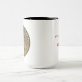 Ein Wunder geschah hier am CUSTOM DATE OM Coin Tasse (Zentrum)