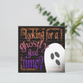 Ein wunderbar gutes Halloween-freudige Einladung (Stehend Vorderseite)