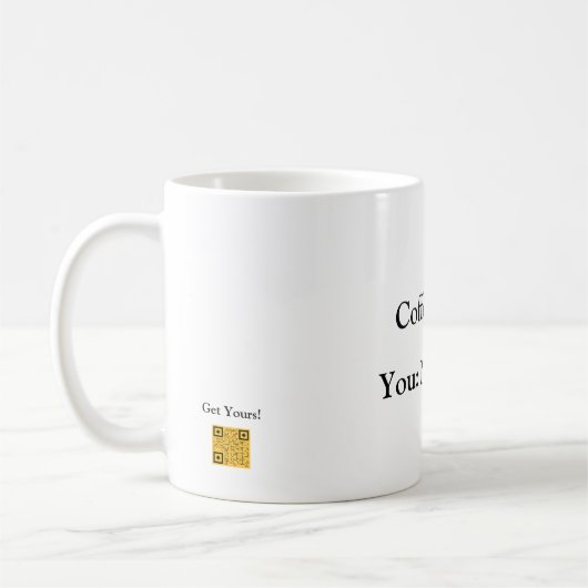 Ein wunderbar lustiger Schlamm für einen Kaffeelie Kaffeetasse (Links)