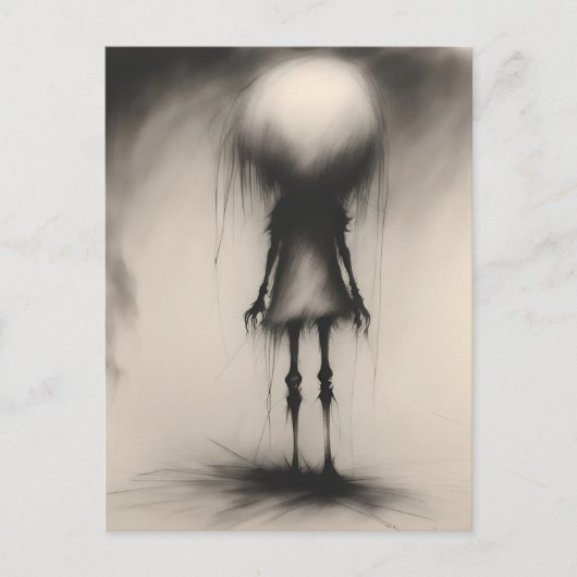 Ein wunderbar Spuk Geisterkind zu glücklichen Hall Postkarte (Vorderseite)