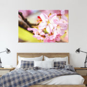 Ein wunderbarer Haufen rosa Sakura-Blume im Frühja Leinwanddruck (Insitu (Schlafzimmer))