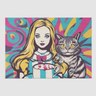 Ein Wunderland Popart Dekoupage Paper Seidenpapier