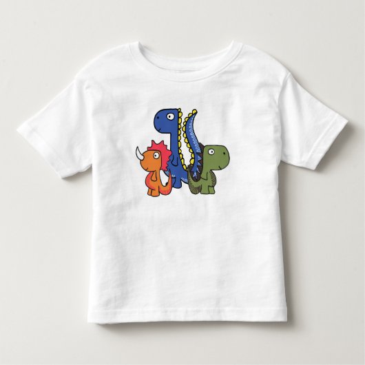 Ein wunderlicher Dinosaurierfreund, niedlich und Kleinkind T-shirt (Vorderseite)