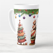 Ein wunderlicher Weihnachts-Topiary-Baum Milchtasse (Linke Ecke)