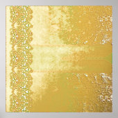 Ein wunderschön gestalteter indischer Schal in Grü Foliendrucke (Vorderseite)