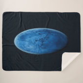 Ein wunderschöner blauer Planet Sherpadecke (Vorderseite (Horizontal))