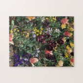 Ein wunderschöner Blumengarten Puzzle (Horizontal)