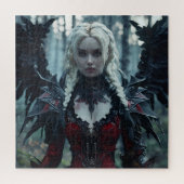 Ein wunderschöner gotischer Engel Puzzle (Vertikal)