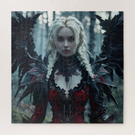 Ein wunderschöner gotischer Engel Puzzle