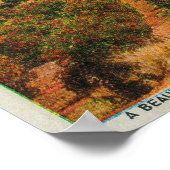 Ein wunderschöner Orange GroveState Poster (Ecke)