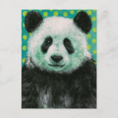 Ein wunderschöner Panda-Bär Postkarte (Vorderseite)