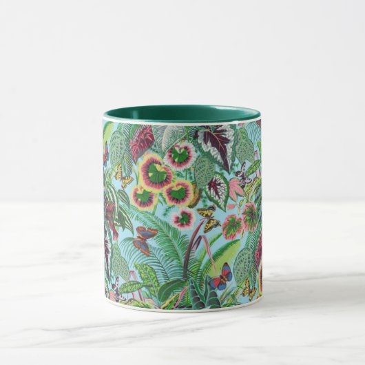 Ein wunderschöner Philip Jacobs Fabric Tropical Bl Tasse (Zentrum)
