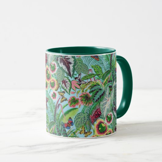 Ein wunderschöner Philip Jacobs Fabric Tropical Bl Tasse (VorderseiteRechts)