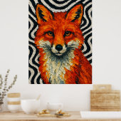 Ein wunderschöner roter Fuchs Poster (Küche)