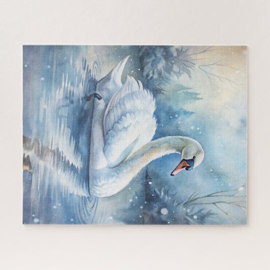 Ein wunderschöner Schwan Puzzle (Horizontal)