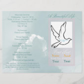 Ein wunderschöner Single für das Beerdigungsprogra (Vorderseite)