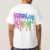 Ein wunderschöner T - Shirt für Männer mit nostalg (Rückseite)